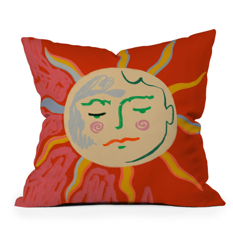 sandrapoliakov HELIOS I Outdoor Throw Pillow