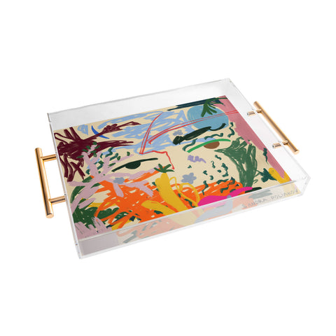 sandrapoliakov In Your Eyes Acrylic Tray