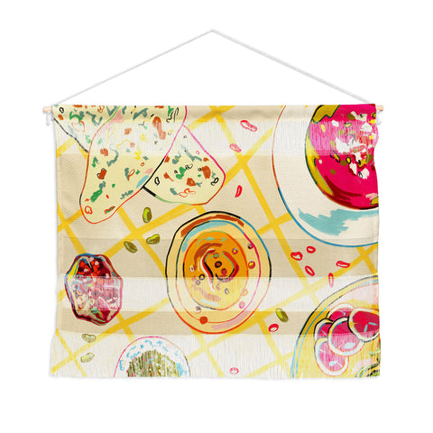 sandrapoliakov LEBANESE DINNER STILL LIFE Wall Hanging Landscape