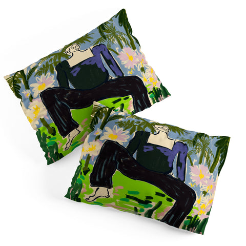 sandrapoliakov LISTEN TO THE SILENCE Pillow Shams