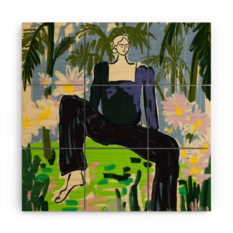 sandrapoliakov LISTEN TO THE SILENCE Wood Wall Mural