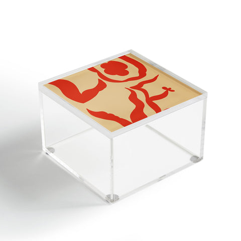 sandrapoliakov LOVE STATEMENT Acrylic Box