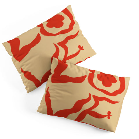 sandrapoliakov LOVE STATEMENT Pillow Shams