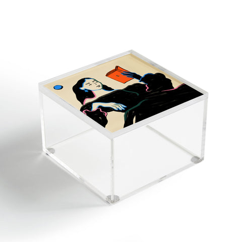 sandrapoliakov MIDNIGHT READING Acrylic Box