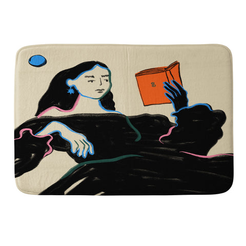 sandrapoliakov MIDNIGHT READING Memory Foam Bath Mat