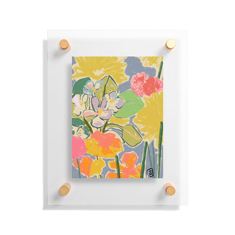 sandrapoliakov MORNING GARDEN Floating Acrylic Print