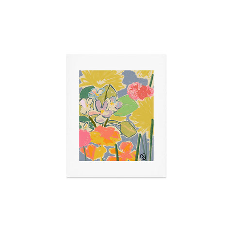 sandrapoliakov MORNING GARDEN Art Print