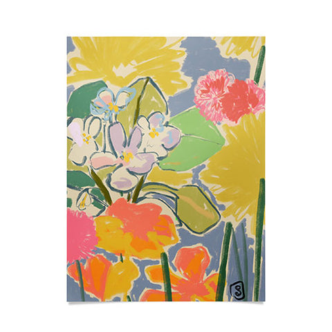 sandrapoliakov MORNING GARDEN Poster