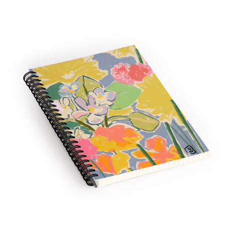 sandrapoliakov MORNING GARDEN Spiral Notebook