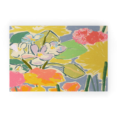 sandrapoliakov MORNING GARDEN Welcome Mat