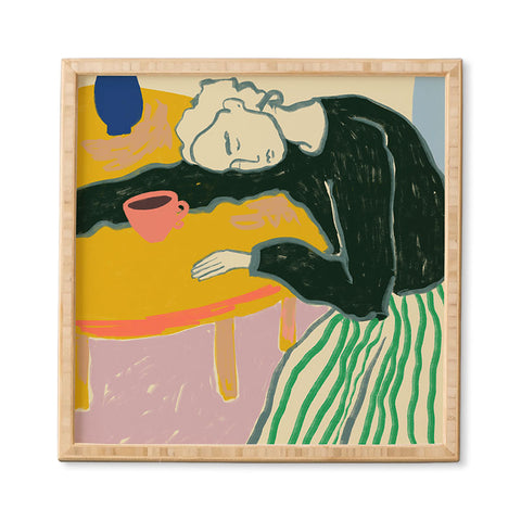 sandrapoliakov MOTHERHOOD Framed Wall Art