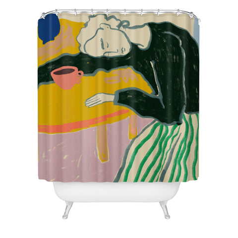 sandrapoliakov MOTHERHOOD Shower Curtain