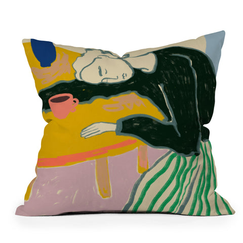 sandrapoliakov MOTHERHOOD Throw Pillow