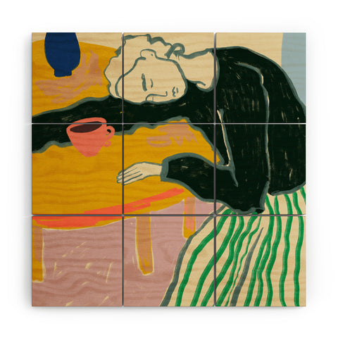 sandrapoliakov MOTHERHOOD Wood Wall Mural