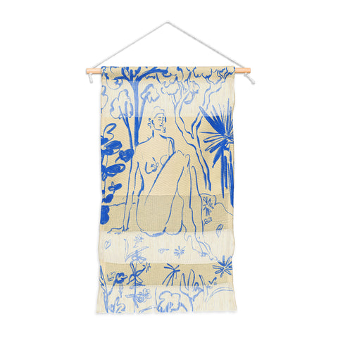 sandrapoliakov MYSTICAL FOREST BLUE Wall Hanging Portrait