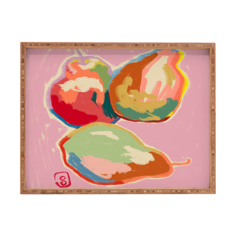 sandrapoliakov PERFECT PEARS Rectangular Tray