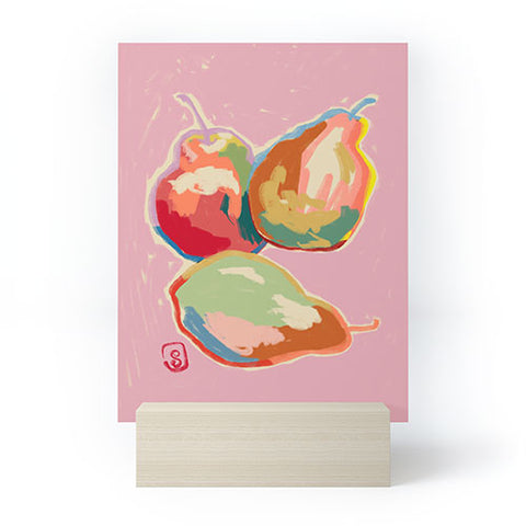 sandrapoliakov PERFECT PEARS Mini Art Print