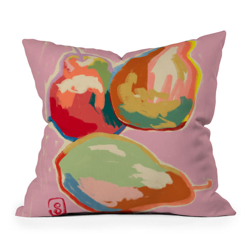 sandrapoliakov PERFECT PEARS Outdoor Throw Pillow