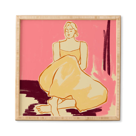 sandrapoliakov PINK DREAM Framed Wall Art