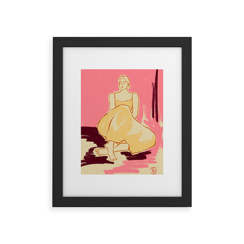 sandrapoliakov PINK DREAM Framed Art Print