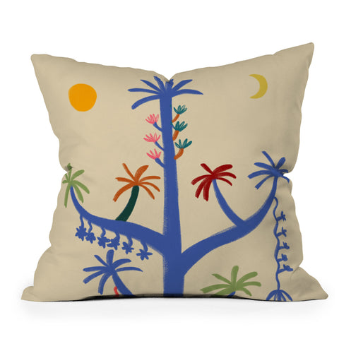 sandrapoliakov THE MAGIC TREE I Outdoor Throw Pillow