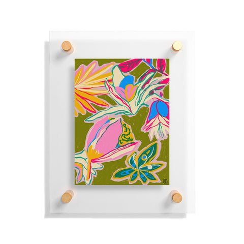 sandrapoliakov TROPICAL GARDEN 1 Floating Acrylic Print