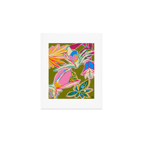 sandrapoliakov TROPICAL GARDEN 1 Art Print