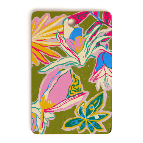 sandrapoliakov TROPICAL GARDEN 1 Cutting Board Rectangle