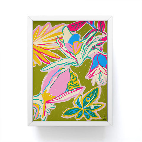 sandrapoliakov TROPICAL GARDEN 1 Framed Mini Art Print