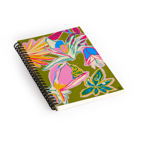 sandrapoliakov TROPICAL GARDEN 1 Spiral Notebook
