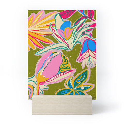 sandrapoliakov TROPICAL GARDEN 1 Mini Art Print