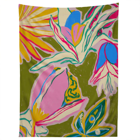 sandrapoliakov TROPICAL GARDEN 1 Tapestry