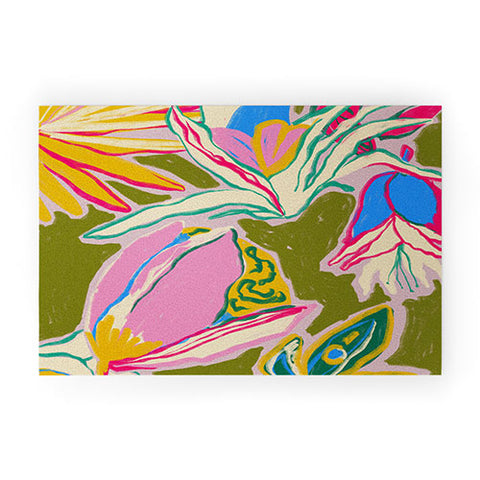 sandrapoliakov TROPICAL GARDEN 1 Welcome Mat
