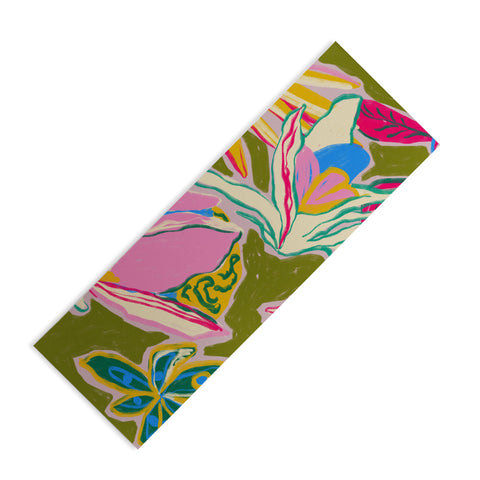 sandrapoliakov TROPICAL GARDEN 1 Yoga Mat