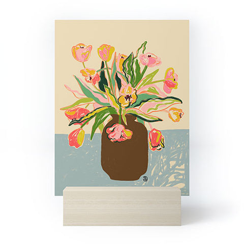 sandrapoliakov TULIPS I Mini Art Print