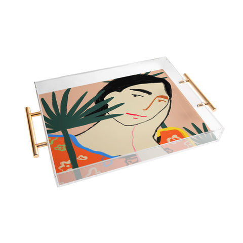 sandrapoliakov VACATION MOOD Acrylic Tray