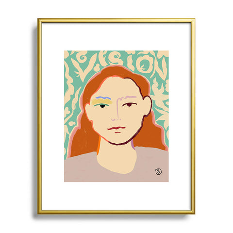 sandrapoliakov VISION II Metal Framed Art Print