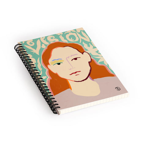 sandrapoliakov VISION II Spiral Notebook