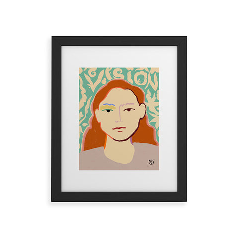 sandrapoliakov VISION II Framed Art Print