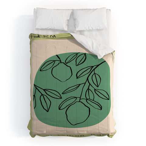 sandrapoliakov WARM SUMMER EVENING LEMON Comforter