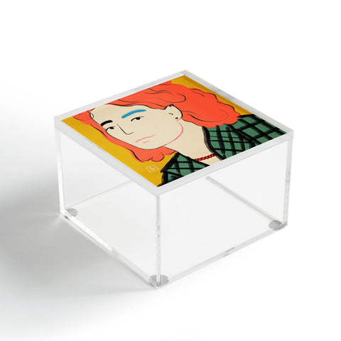 sandrapoliakov WOOL COAT GIRL Acrylic Box
