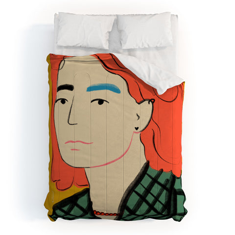 sandrapoliakov WOOL COAT GIRL Comforter