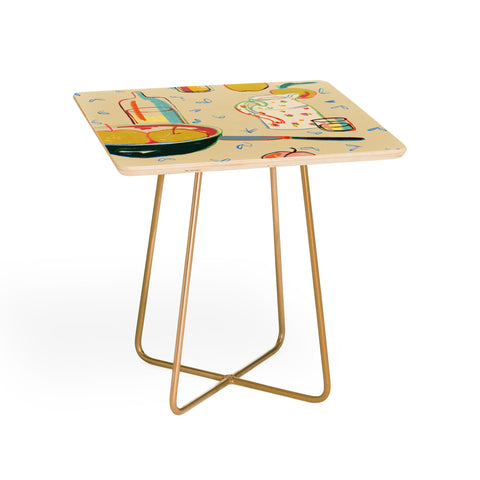 sandrapoliakov YELLOW APPLES I Side Table