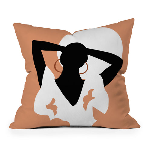 Sara Garvia Beach days Outdoor Throw Pillow