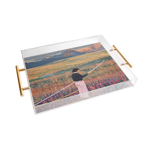 Sarah Eisenlohr It Will All Work Out Acrylic Tray