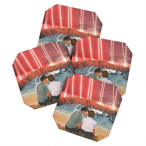 Sarah Eisenlohr Lazers Coaster Set