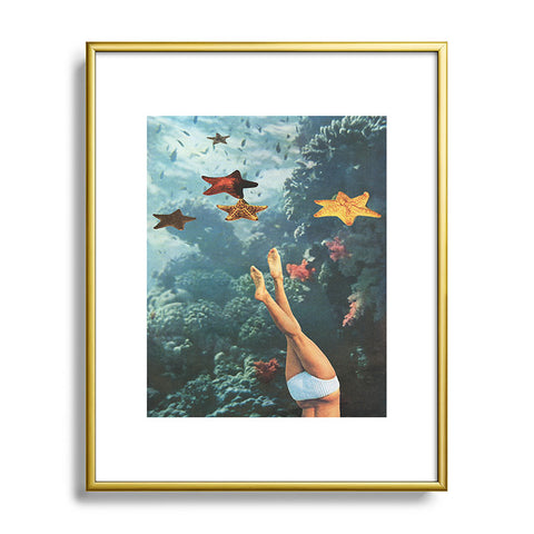 Sarah Eisenlohr Mermaid I Metal Framed Art Print