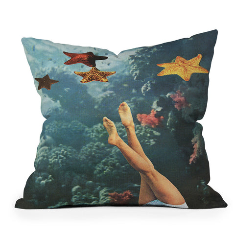 Sarah Eisenlohr Mermaid I Throw Pillow
