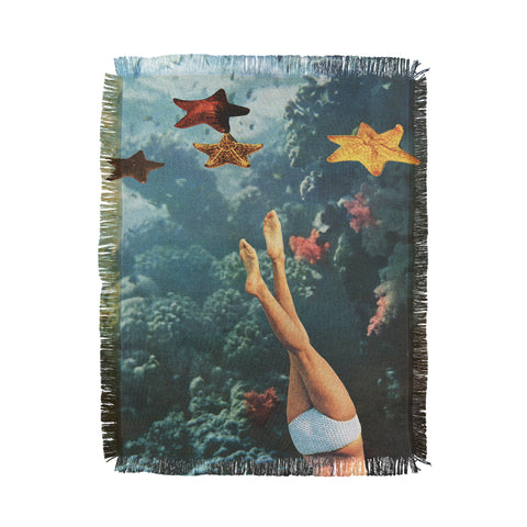 Sarah Eisenlohr Mermaid I Throw Blanket