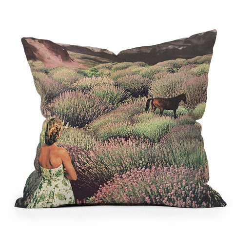 Sarah Eisenlohr Wild Free Outdoor Throw Pillow